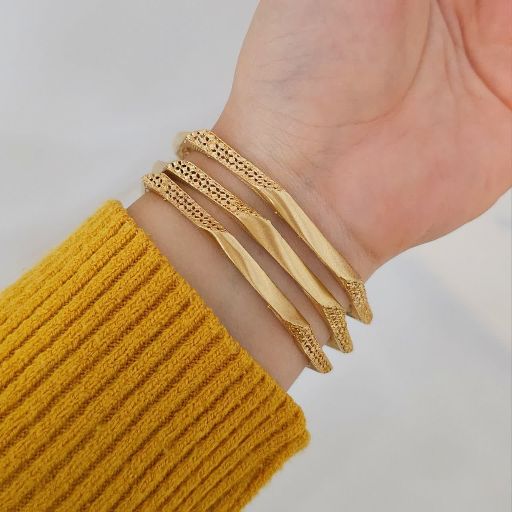 النگو طرح طلا فیوژن کد 1018 - خرید آنلاین از گالری آداس